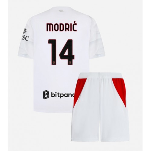AC Milan Luka Modric #14 Gostujuci Dres za Dječji 2026-27 Kratak Rukavima (+ kratke hlače)